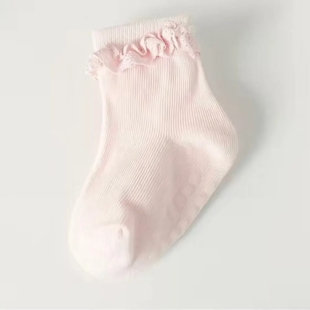 New 4 pairs baby girl socks 0-6 months
